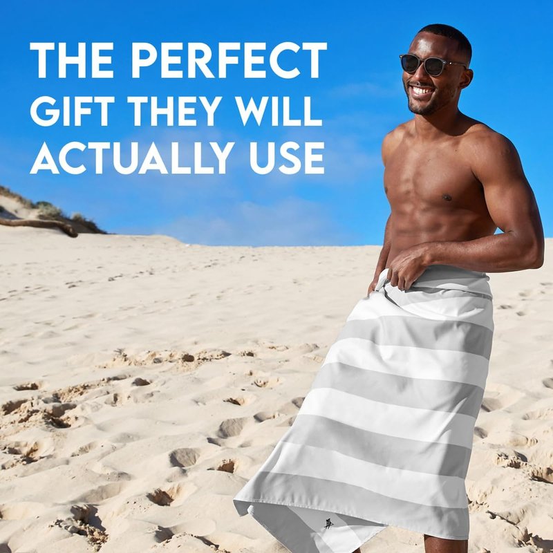 Dock & Bay Extra Large Beach Towel - Quick Dry, Sand-Free, Compact Design | 100% Recycled Material (200x90cm)