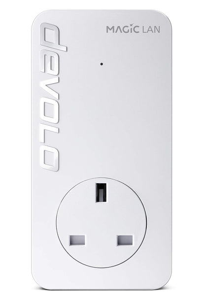 devolo Magic 2-2400 Lan Powerline Starter Kit: Powerline Kit (Up To 2400 Mbps For Your Powerline Home Network, 1x GB Lan Port, Ideal For Online Gaming, 4k/8k Uhd Streaming, Stable Home Working)