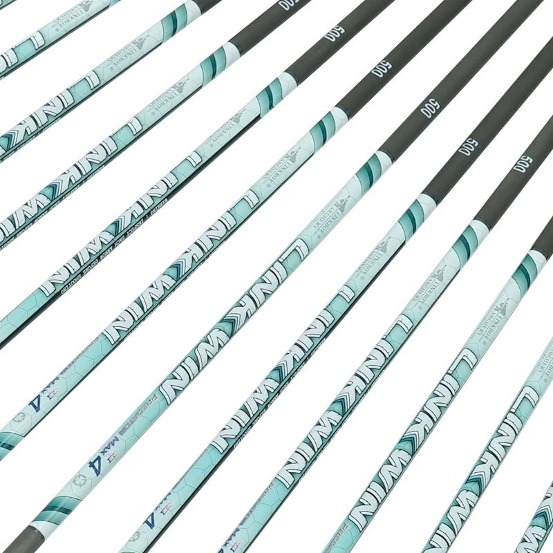 Linkboy Archery 30inch Carbon Arrow 0.001 400 500 600 700 Spine Arrows Compound Bow Hunting Arrows recurve Bow Target Feather 12pcs