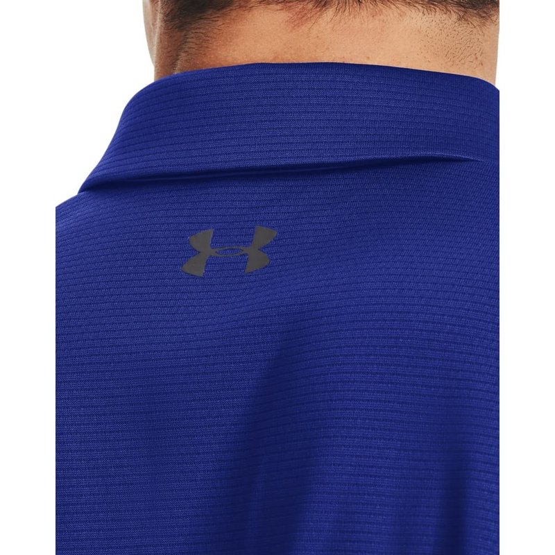Under Armour Men's Tech Golf Polo, Royal (400)/Graphite, X-Small