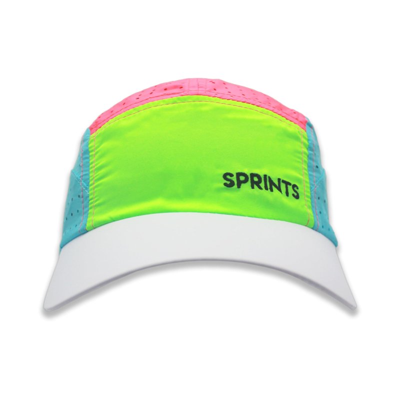 Sprints Race Day Performance HyperG Racing Cap | The Lightweight, Quick Dry, Running, Sport Hat, One Size, Unisex (Setting Sun Evaporated Ventilation)