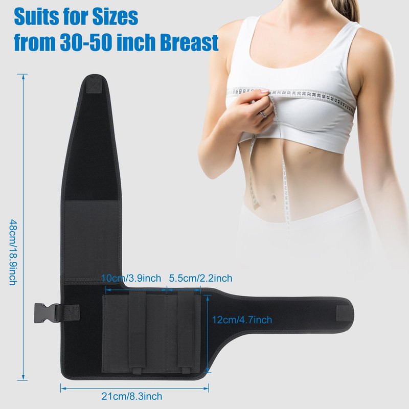RUIZIH Gun Holster for Men Women Concealed Carry, Universal Shoulder Holster, Adjustable Chest Holsters for Pistols, Fits 1911, Glock 17/19/23, Beretta 92FS, S&Sauer P320/P220, Right Hand