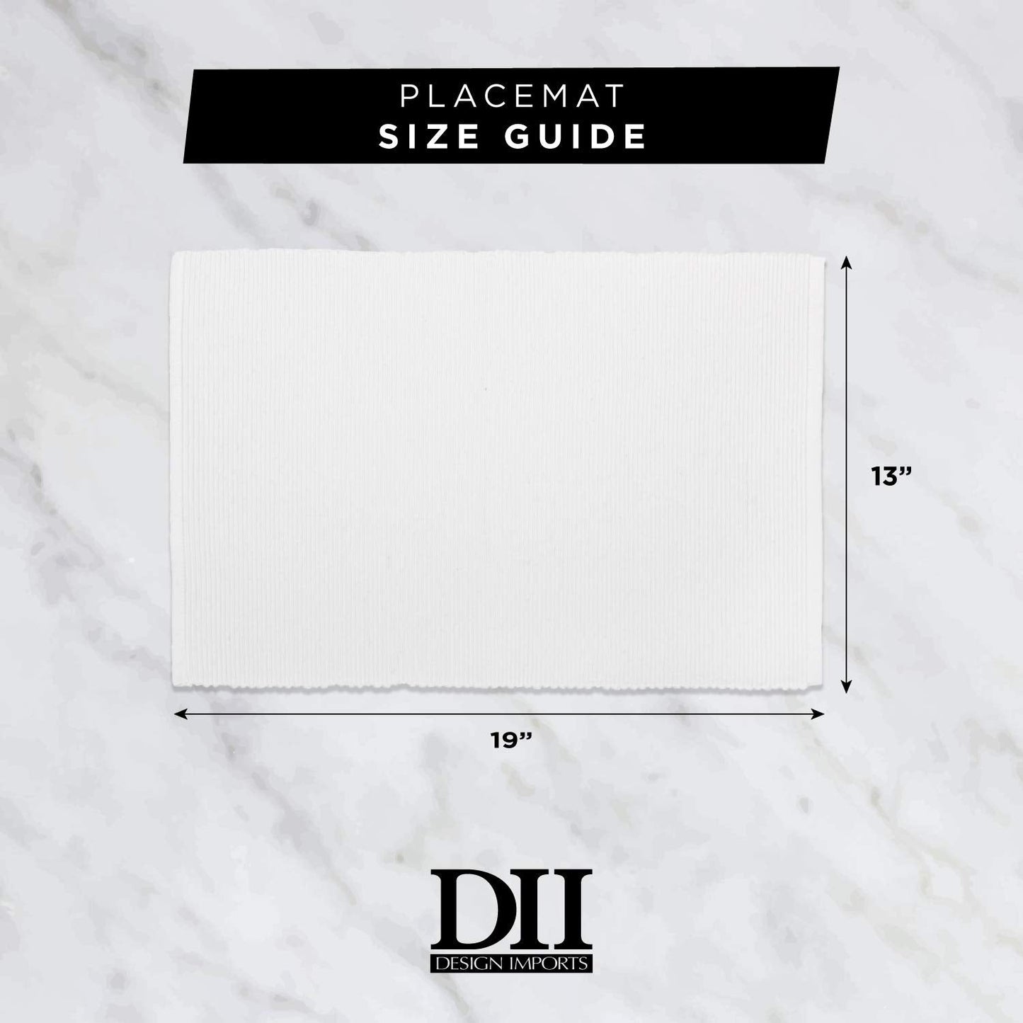 DII Heavyweight Fringed Check Tabletop Collection, Placemat Set, 13x19, Bright Green, 6 Piece