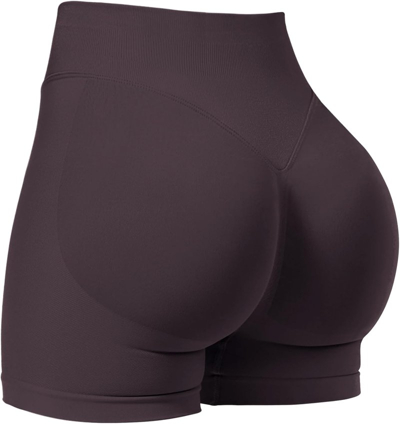 VOYJOY Women's Scrunch Butt Lifting Workout Shorts - Seamless Gym Biker Shorts in 2.5", 3.6", 4.5", 6" Sizes