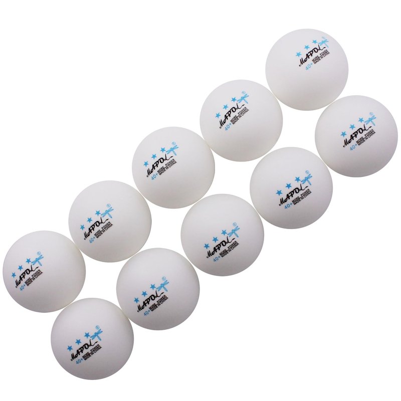 MAPOL 100 Pack White 3-Star Table Tennis Balls Advanced Training Ping Pong Ball