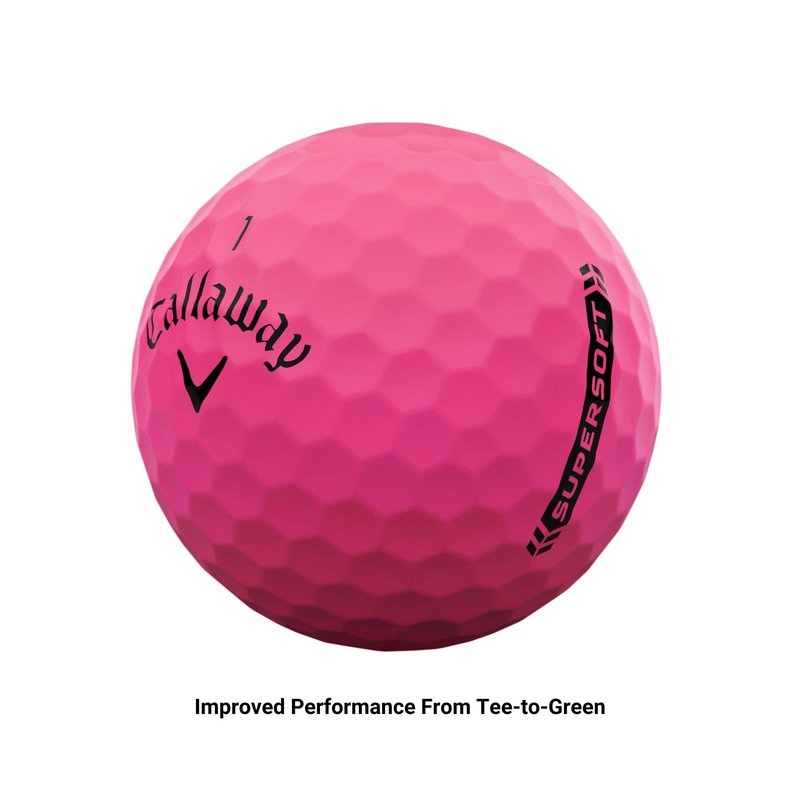 Callaway Golf Supersoft Golf Balls (2023, Pink)