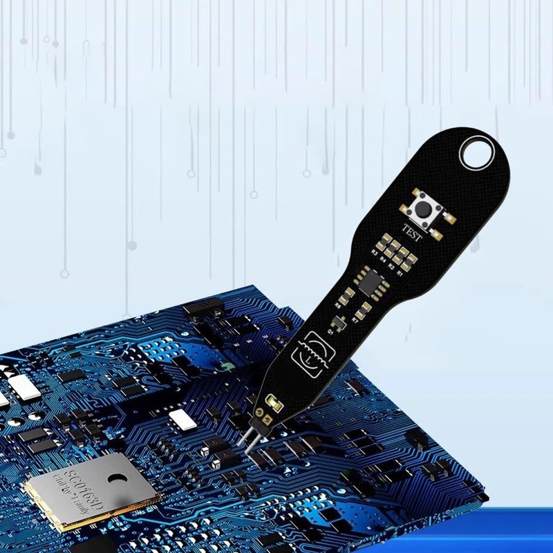 Sumsoctober Inductor Fault Tester for Mobile Phone Motherboards Electromagnetic Induction Coil Tester for Quick PCB Repair and Electronic Component Diagnosis