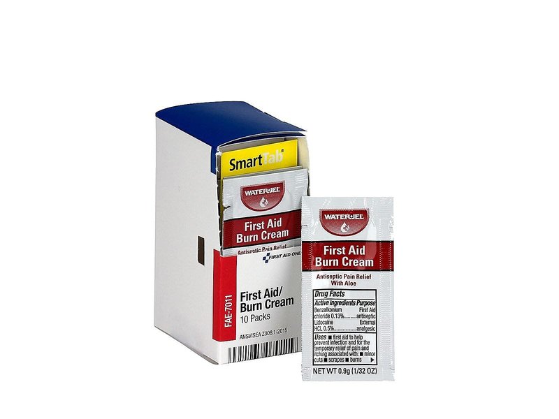 First Aid Only FAE-7011 SmartCompliance Refill Burn Cream Packets, 10 Count