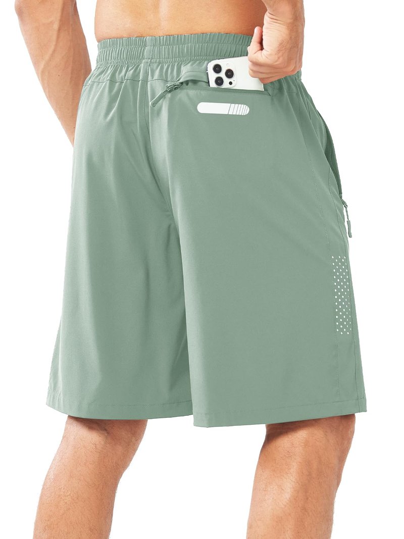 NORTHYARD Men's Athletic Running Shorts Quick Dry Workout Shorts 7"/ 5"/ 9" Lightweight Sports Gym Basketball Tennis Hiking Exercise LODENFROST-9inch 2XL
