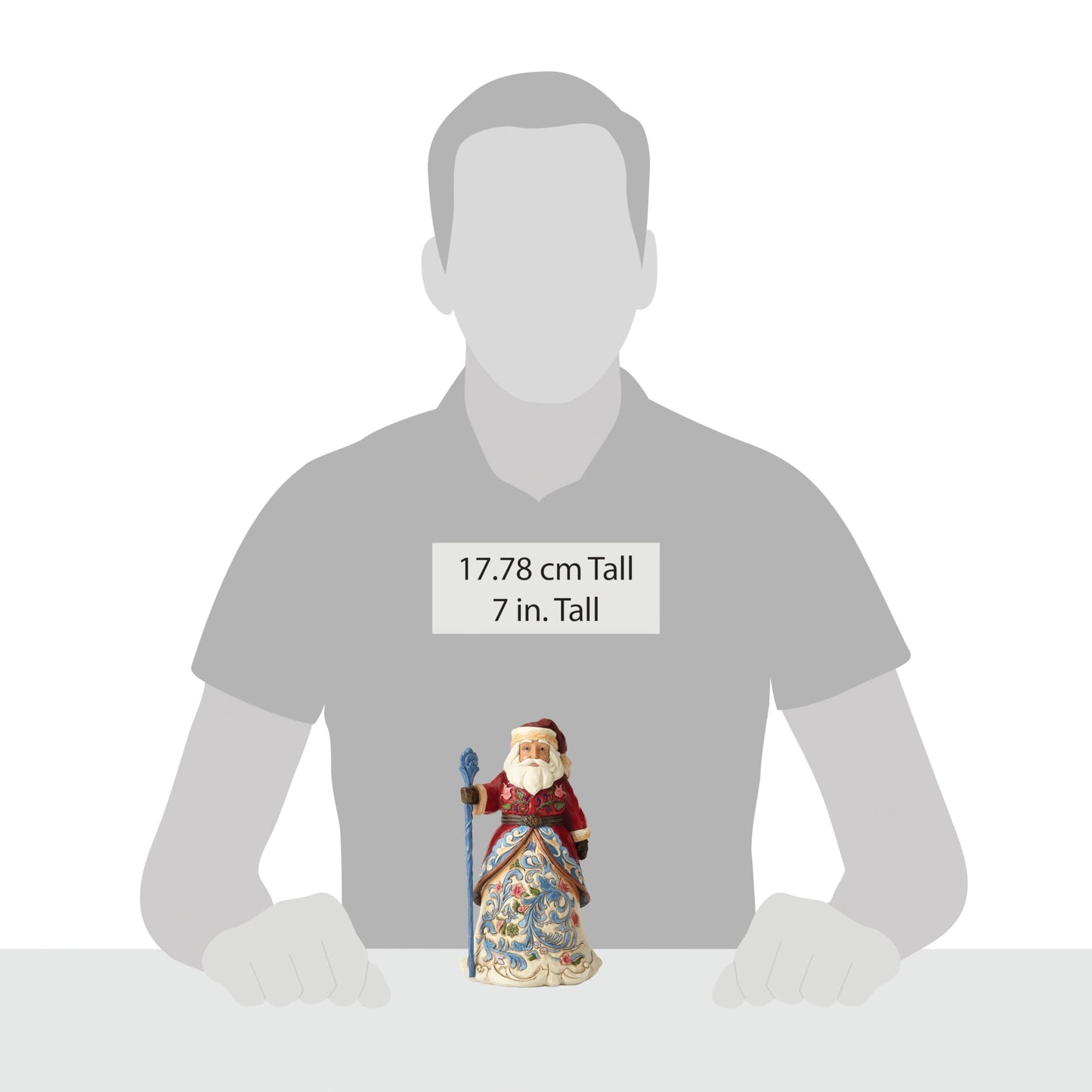 Enesco Jim Shore Jim Shore Heartwood Creek Norwegian Santa 4053705 Figurine, Multicoloured