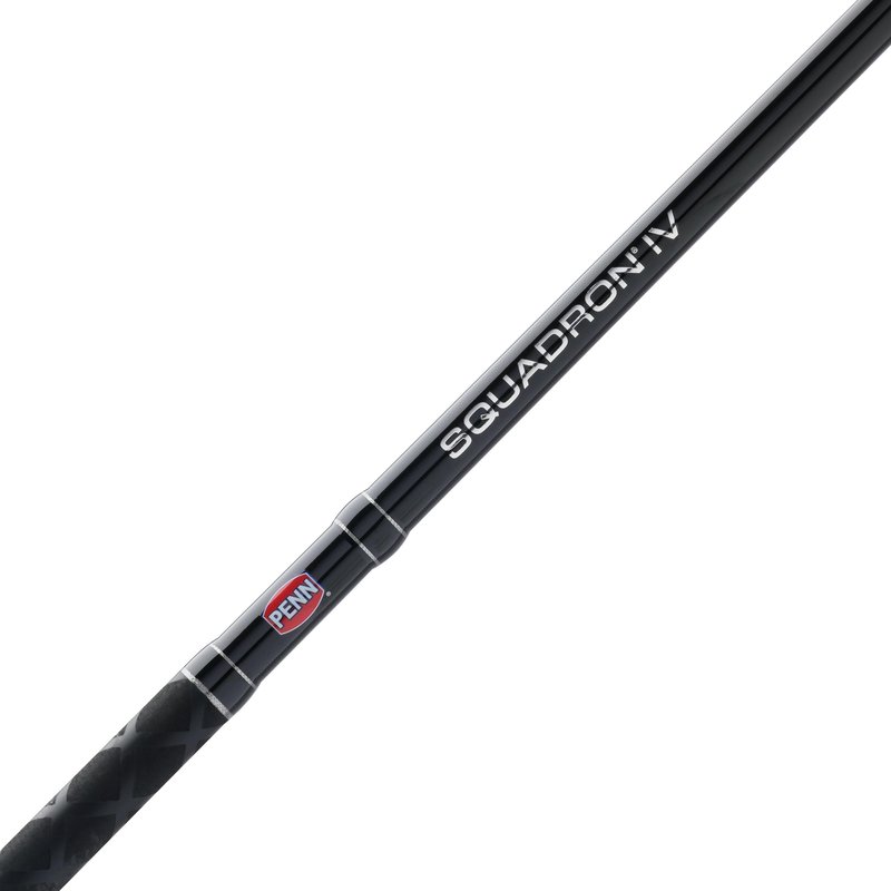 Penn Squadron IV Surf Spinning Rod, 9', 2-Piece Saltwater Fishing Rod, Medium Power, 12-20 lb Line Rating, 3/4-3 oz Lure Rating