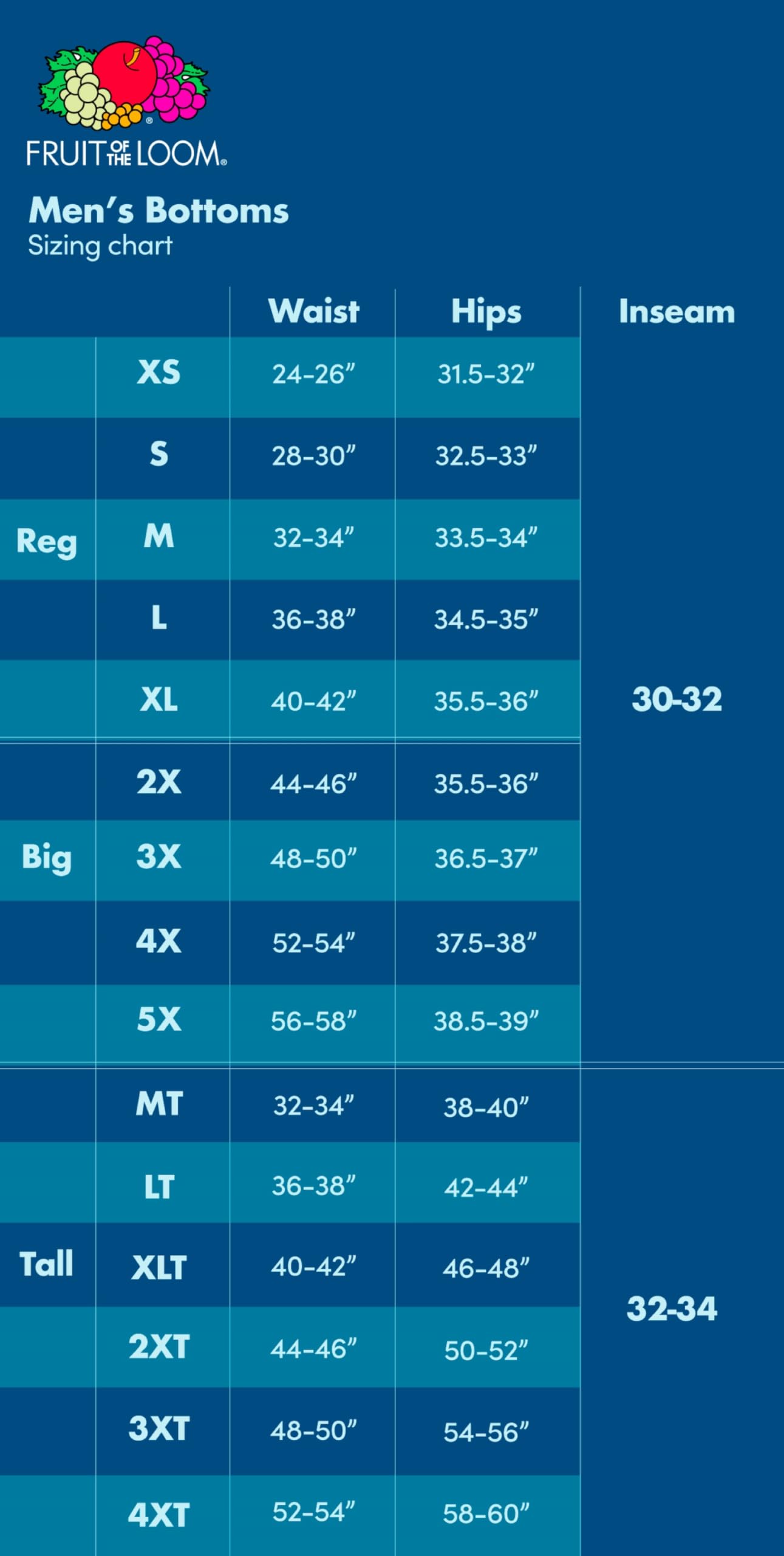 Fruit of the Loom Men's Woven Sleep Pajama Pant, Blue Stripe, 5X-Large