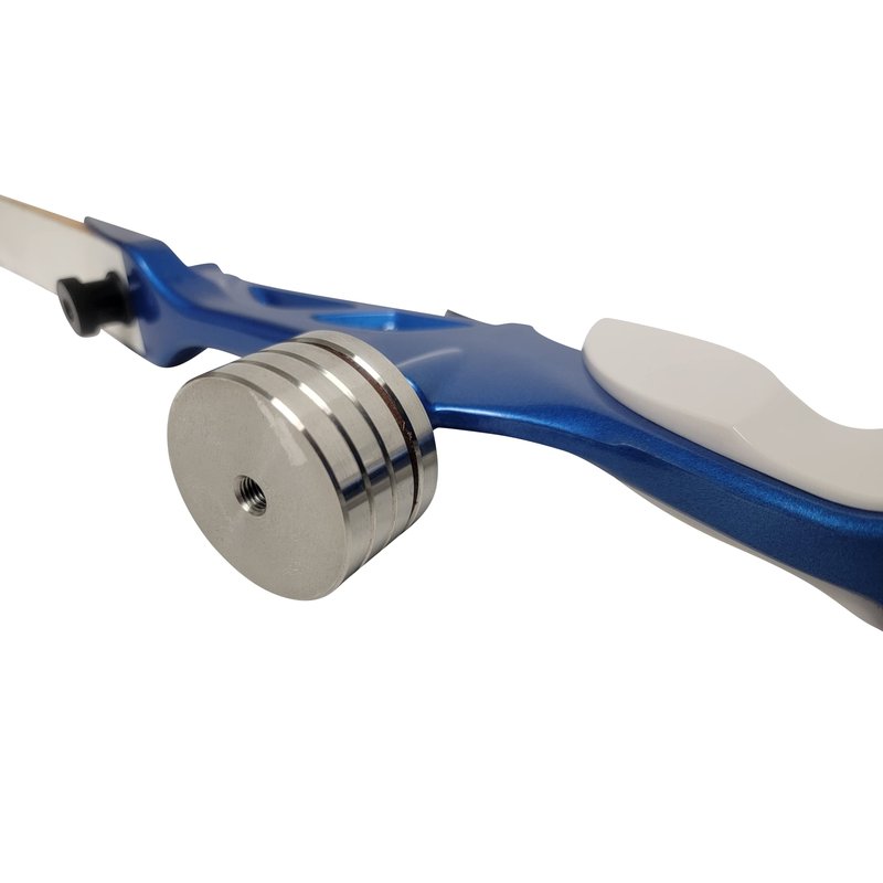 SAS Stainless Steel Barebow Stabilizer Weight for Archery Competition Recurve Bow (16.1 oz Total, Stainess Steel)