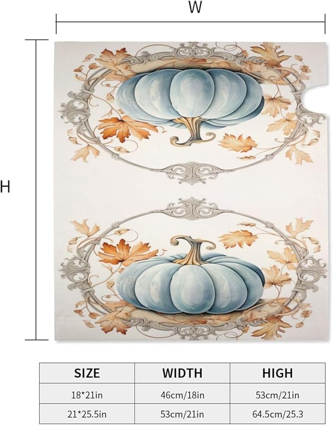 DADABULIU Mailbox Covers Pumpkin Rustic Flower Autumn Magnetic Letter Post Box Cover Standard Size 25.5 x 21 Inch Garden Yard Home Decorative