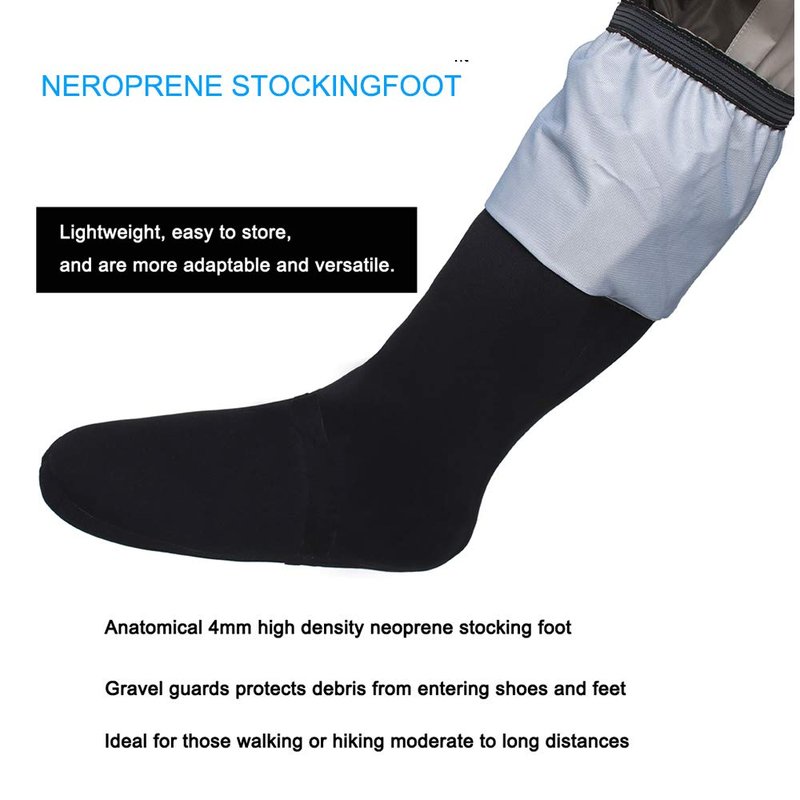 Kylebooker Breathable Stockingfoot Hip Waders(XXL)