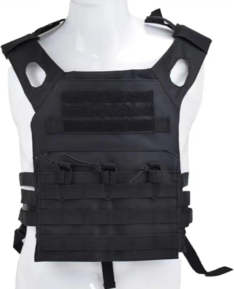 Tactical Vest Set for Men | Airsoft Paintball Gear - Durable Black Design