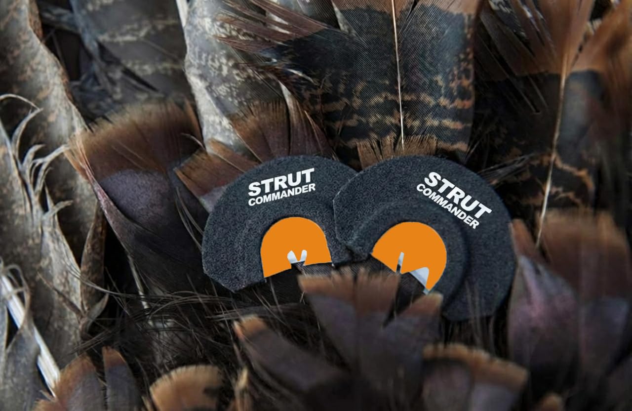 Strut Commander Turkey Mouth Call | Must Have Hunting Accessory | Turkey Hunting Reed Realistic Sound Mouth Call, Crazy Ex Call