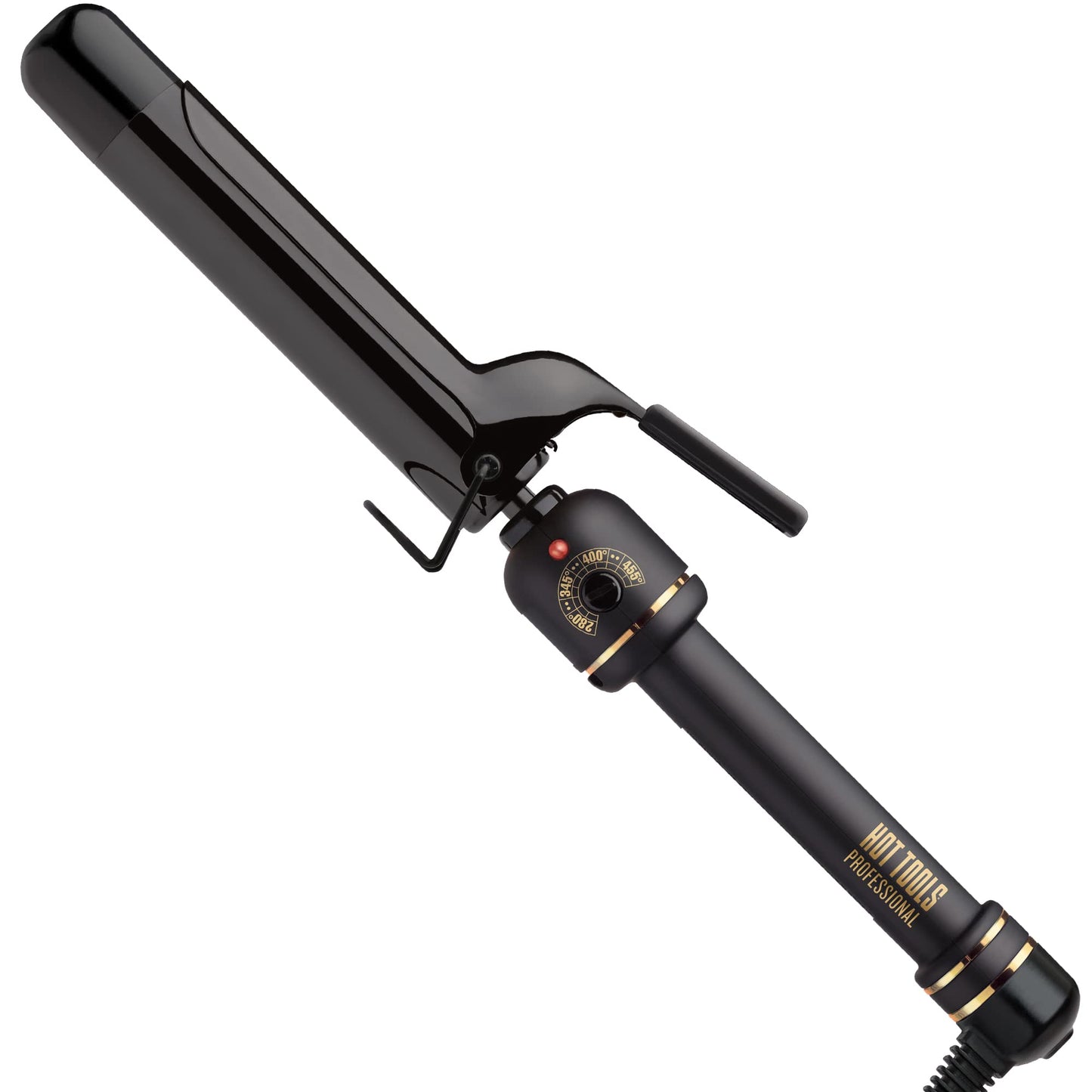 HOT TOOLS (2018 MODEL) Pro Artist 24K Gold Curling Iron | Long Lasting, Defined Curls (1-1/4 in)