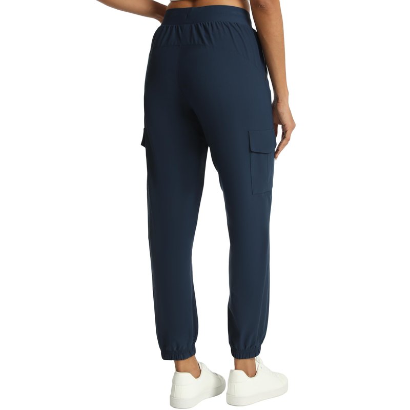 Rrosseyz Women's Cargo Pants with Pockets-Lightweight Quick Dry Water Resistant Hiking Pants for Travel Casual Athletic and Outdoor(Dark Blue,L)