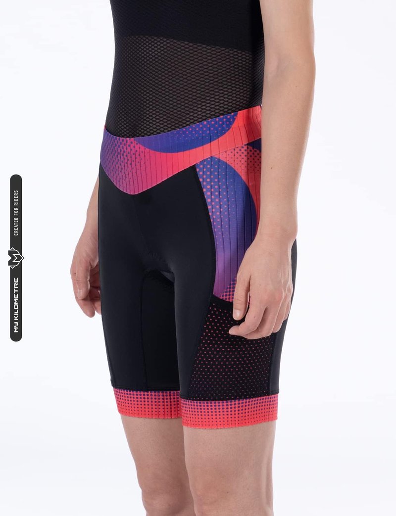 Triathlon Shorts for Women - 8” Inseam, UPF 50+ Fabric | Plus Size with Side Pockets