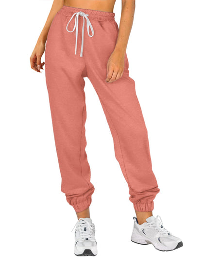 ATHMILE Halloween Baggy Sweatpants for Women with Pockets-Lounge Womens Pajams Pants-Womens Running Joggers Fall Clothes Outfits 2025 Orange Pink