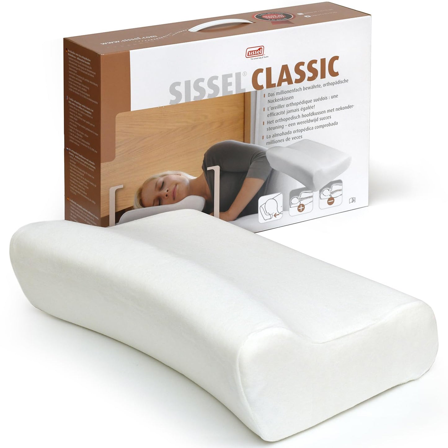 SISSEL ® Classic Medium Orthopaedic Neck Pillow | Soft & Gentle support