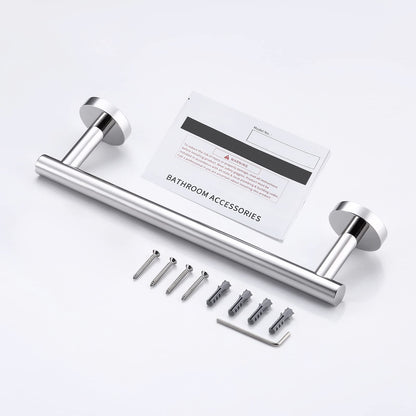 KES Towel Rail 30CM Hand Towel Holder, Bathroom Towel Bar Kitchen Dish Cloths Hanger SUS304 Stainless Steel Polished Steel Wall Mounted, A2000S30