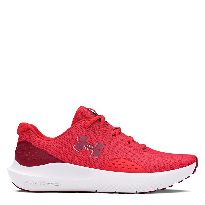 Under Amour Men's Charged Surge 4 Sneaker, Racer Red/Cardinal/Cardinal, 10.5 M