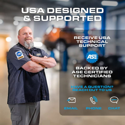 BLCKTEC 430 Bluetooth OBD2 Scanner for iPhone & Android, No Subscription Fee, OBDII Car Code Reader, Diagnose Check Engine, ABS, SRS, Airbag, Supports 1996-2023 Vehicles, App only works in USA &Canada