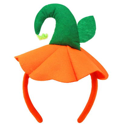 Farochy Halloween Headband Pumpkin Hat Headbands Halloween Pumpkin Headband Pumpkin Headwear Pumpkin Headdress