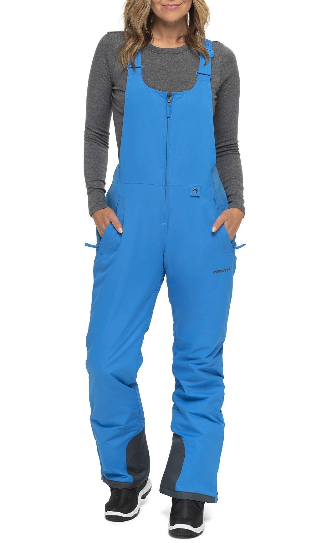 Arctix Women's Essential Insulated Bib Overalls, Marina Blue, 2X Short