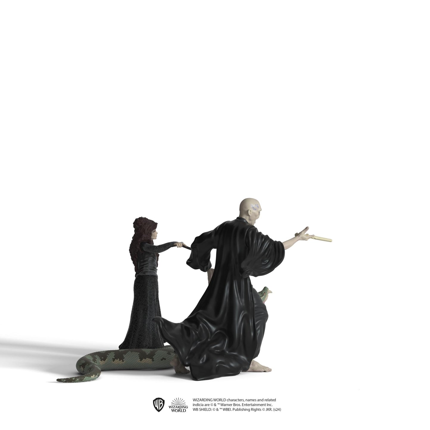 Schleich Harry Potter - 3PC Voldemort, Bellatrix Lestrange and Nagini Figurines - Harry Potter Set - Wizarding World Collectible Figures for Kids and Adults - Ages 6+ | 42684