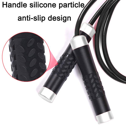 Gaoykai Weighted Jump Rope for Women,Men,Heavy Jump Rope with Adjustable Bold PVC Rope,Ball Bearing Aluminum Handle,Great for Crossfit Training, Boxing, and MMA Workouts