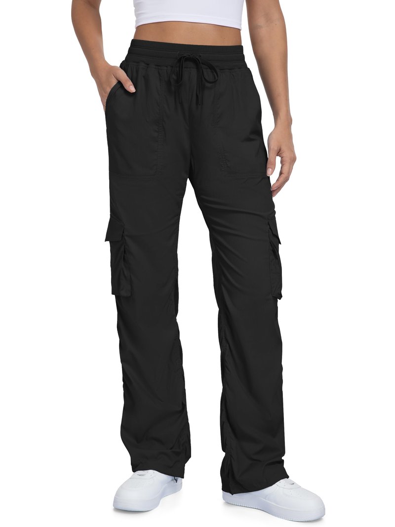 Tapata Womens 28/31/34 Inseam Lightweight Cargo Dance Studio Pants Ruched Petite/Regular/Tall Joggers for Workout Casual