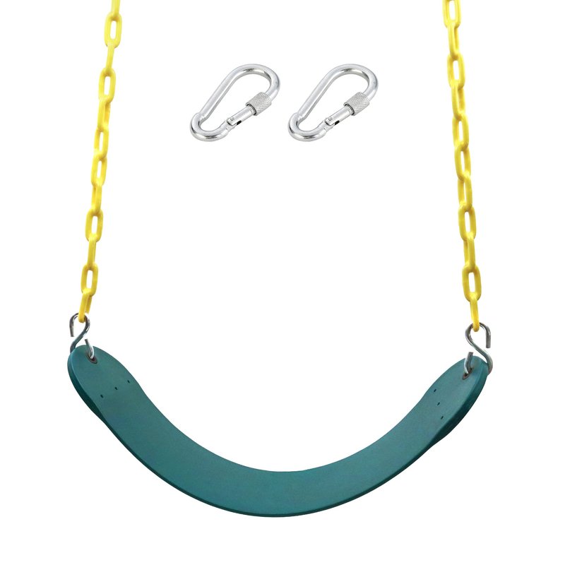 Heavy Duty 66 Inches Chain Plastic Coated Swing Seat Replacement Swing Set Accessories Outdoor