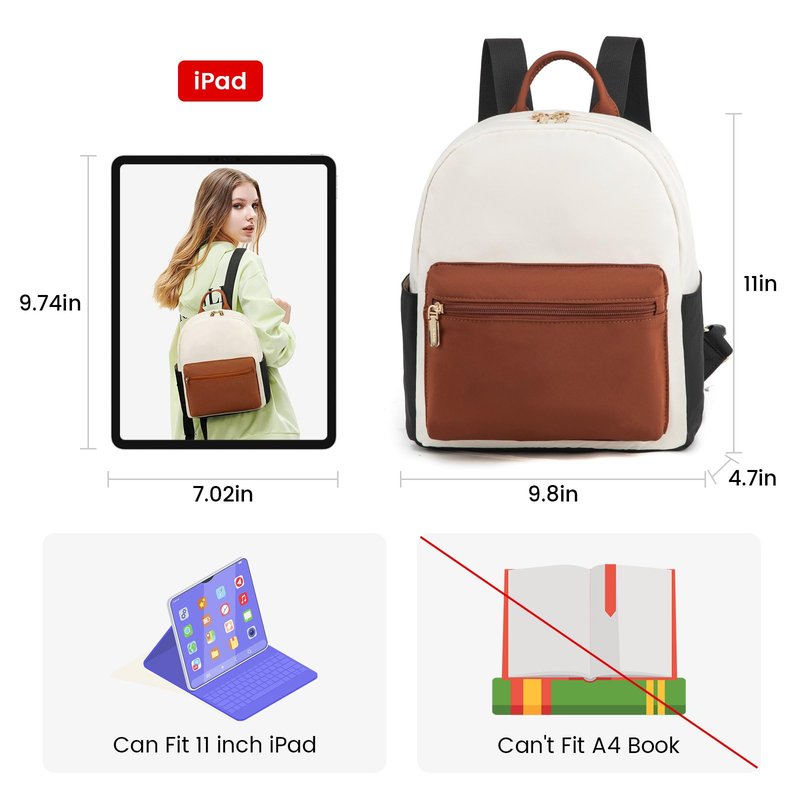 LOVEVOOK Mini Backpack for Women Light Weight Small Waterproof Backpack Purses Daily Backpack Fashion