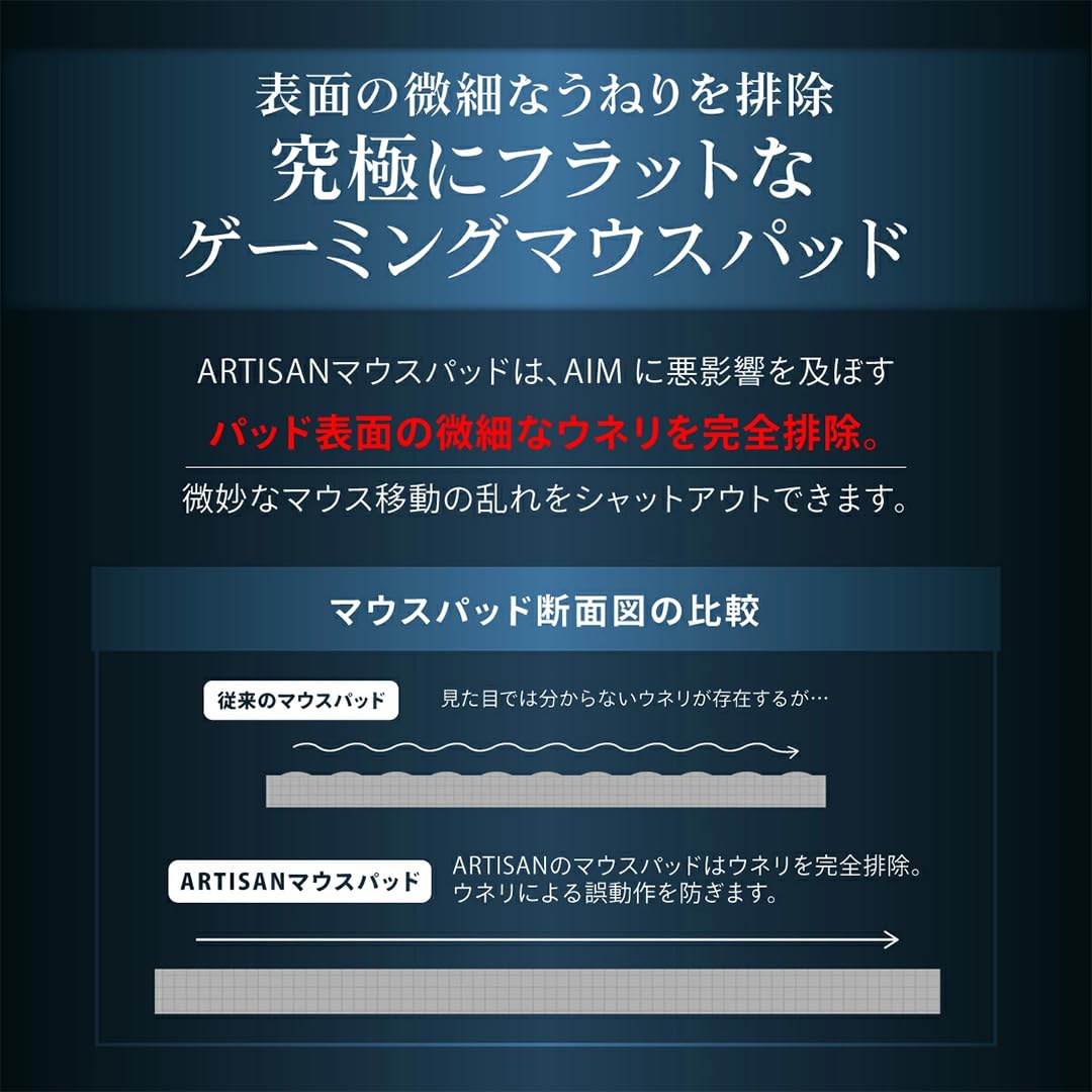 ARTISAN Zero Gaming mouse pad, (Black/XL) [FX-ZR-SF-XL] FX Soft (Japan Import)