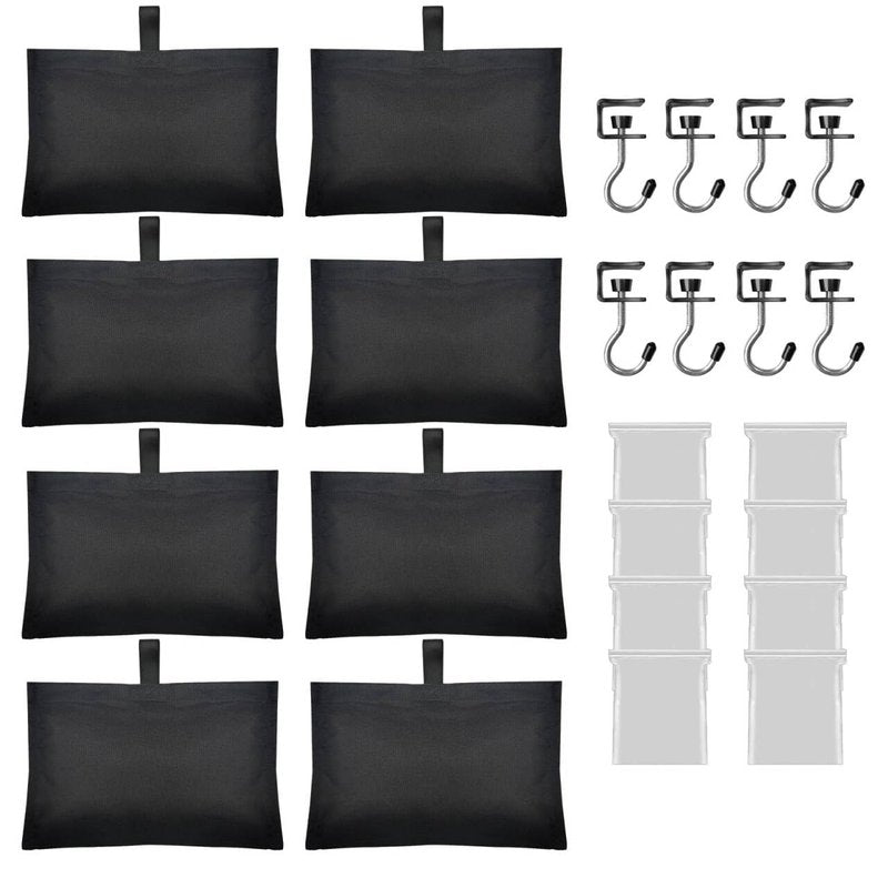 Boat Cover Sand Bags Weights, Weighted Bags Fit for Boat Mooring Covers Car RV Cover, 900D Marine Grade Sand Bags for Weight, Windproof Weighted Sandbags Tarp Weights & Tarp Clip Boating Accessories