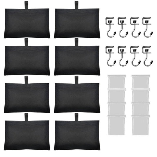 Boat Cover Sand Bags Weights, Weighted Bags Fit for Boat Mooring Covers Car RV Cover, 900D Marine Grade Sand Bags for Weight, Windproof Weighted Sandbags Tarp Weights & Tarp Clip Boating Accessories