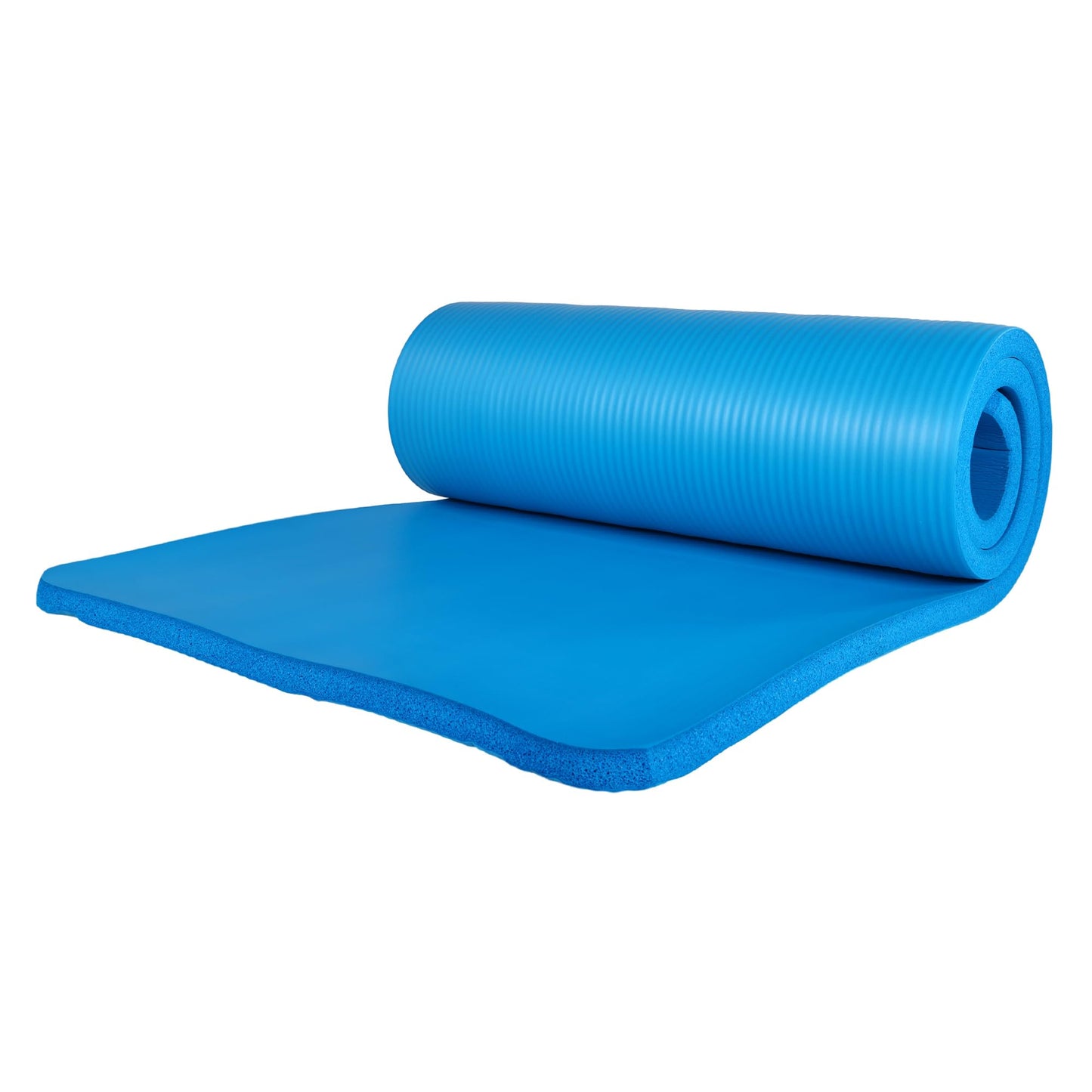 BalanceFrom 7-Piece Yoga Set with 71x24x1 Inches Extra Thick Mat and Carrying Sling – Includes 2 Blocks, Stretch Strap, 2 Towels, and Knee Pad for Home, Studio, and Gym Workouts