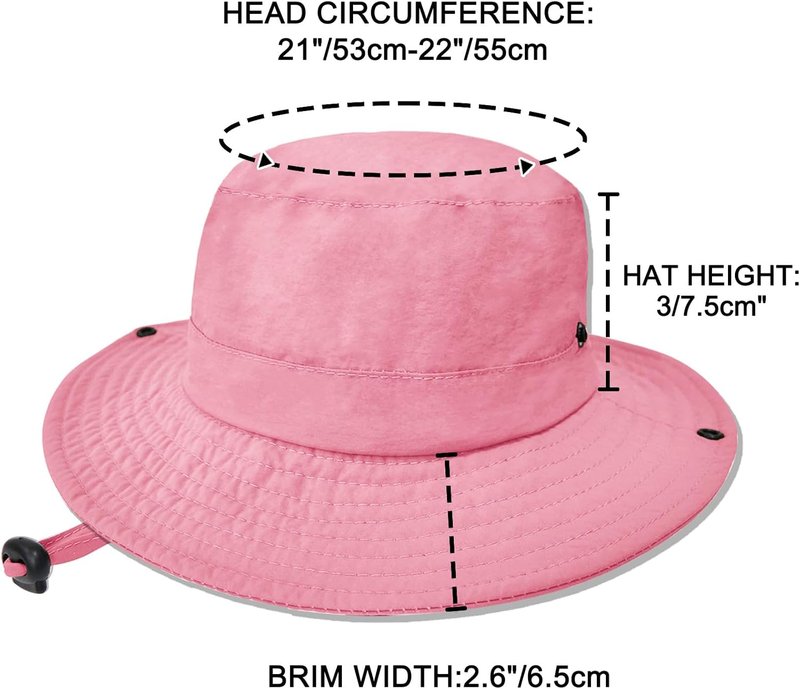 Kids Outdoor Sun Hat - UPF 50+ Quick-Dry Foldable Bucket Hat for Fishing & Safari | Lightweight & Adjustable