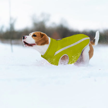Idepet Waterproof Dog Coat Winter Warm Jacket,Windproof Pet Clothes Dog Jacket Outfit for Small Medium Large Dogs with Harness Hole XL-6XL