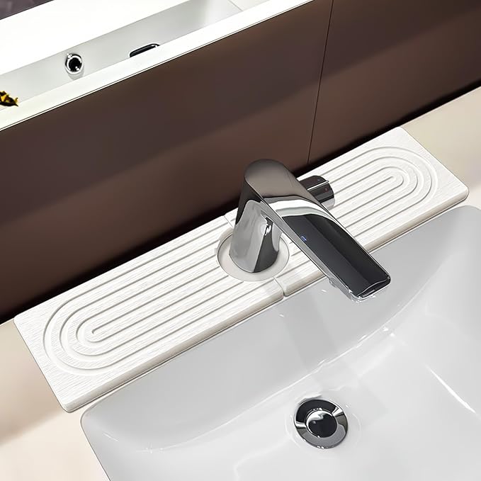 Stone Faucet Mat For Kitchen Sink, Kitchen Faucet Absorbent Mat, Kitchen Sink