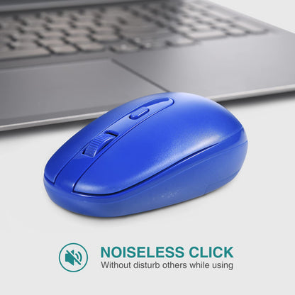 Rii Wireless Mouse RM700 2.4G Silent Mouse with USB Nano Receiver for Laptop,PC,Mac,Chromebook,Windows (Pink)