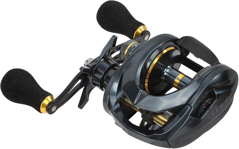 Baitcaster Fishing Reels - 6.4:1 Gear Ratio, 33 Lb Max Drag, 8+1 Stainless Steel Bearings | Freshwater & Saltwater Use