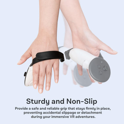 CoBak Controller Grips for Meta Quest 3s and Quest 3, Adjustable Knuckle Straps Accessories for Touch Plus Controllers