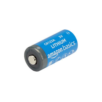 Amazon Basics 6-Pack Non-Rechargeable CR123A Lithium Batteries, 3 Volt, Up to 10-Year Shelf Life