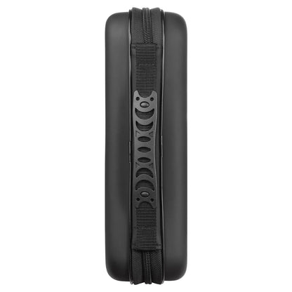 KUOCDSIK CD Case, 192 Capacity Hard EVA Protective Blu-ray CD Wallet Double Zipper Hand Strap Portable Disc Organizer DVD Case for Car Travel (192 Capacity, Black192)