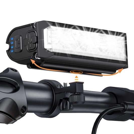 ONVIAN 2000 Lumen Bike Headlight Rechargeable, 4 LED Modes Bike Light for Night Riding, Sturdy Aluminum Alloy Installation for Bicycle Snowblower 4Wheelers Cycling MTB Headlights Handlebar Accessories
