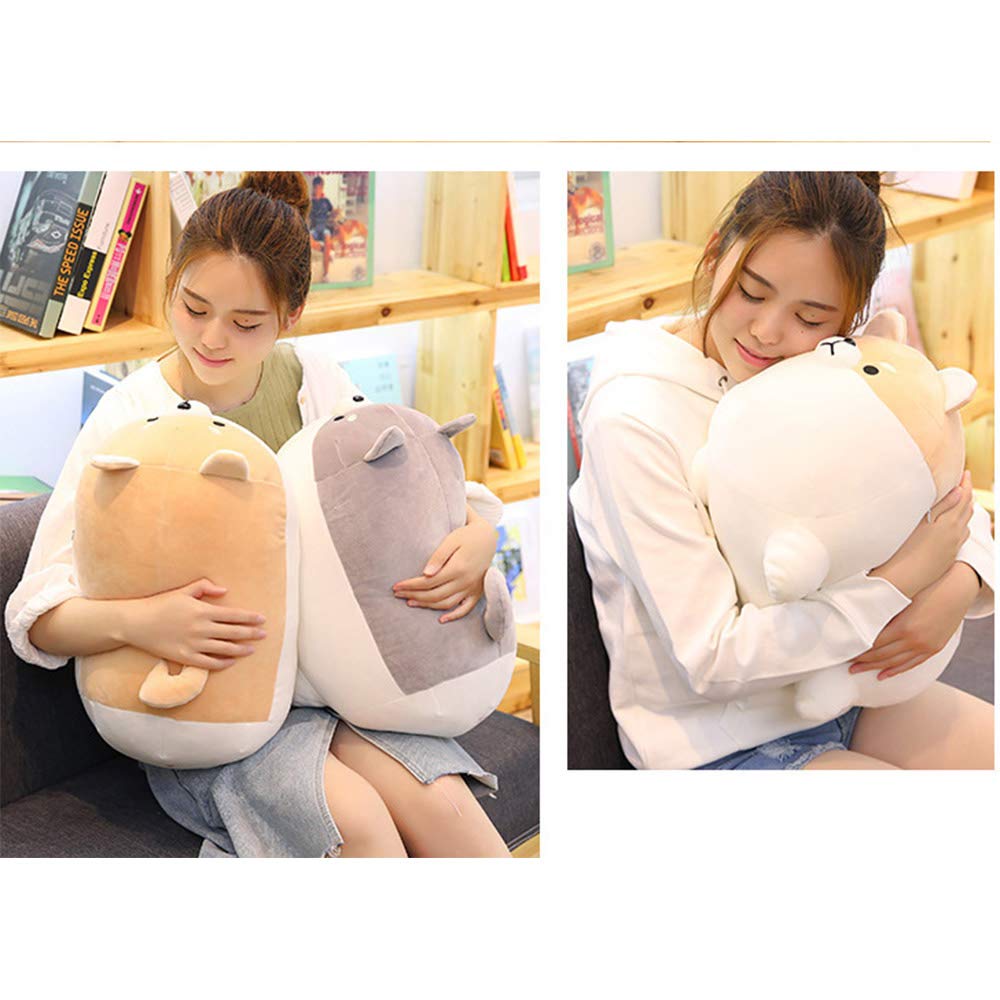 OUKEYI Shiba Inu Plush Dog Toy Anime Corgi Kawaii Soft Pillow, Plush Toy Gifts for Girl Boy (16 inch)